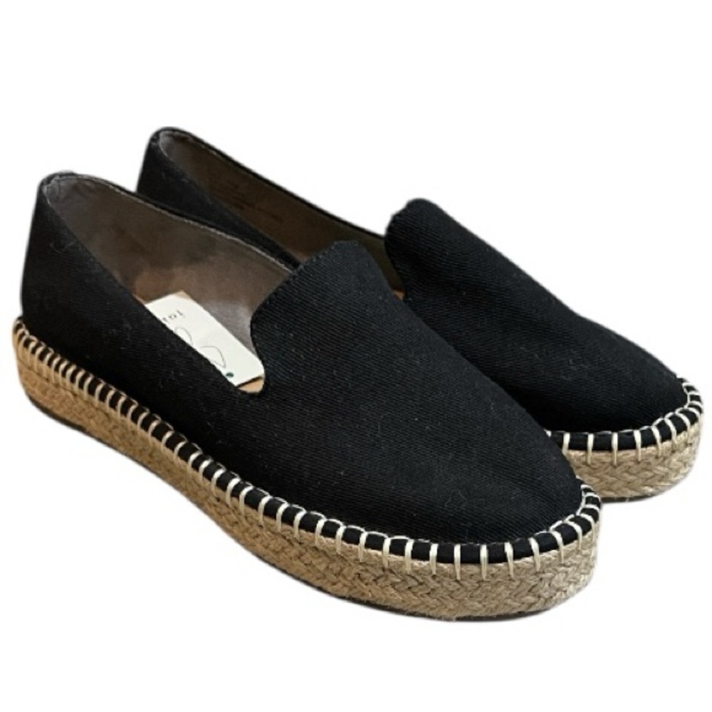 JOIE CARA MEMORY FOAM PLATFORM ESPADRILLES BLACK SIZE 8 NEW WITH TAG